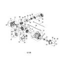 Short block/fuel tank/muffler