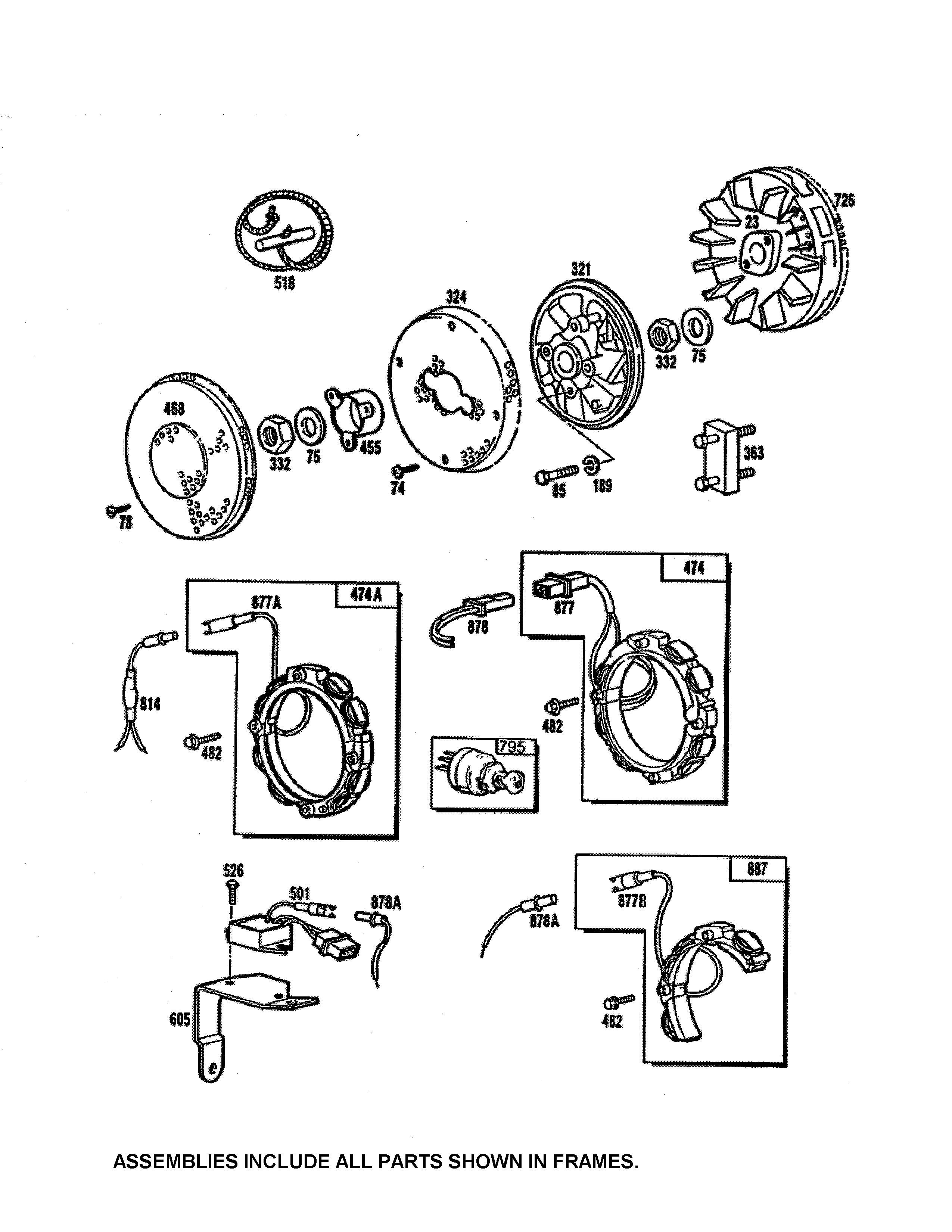 Alternator/flywheel