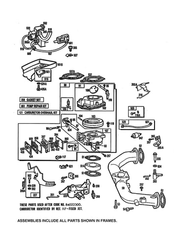 Carburetor - reference 117