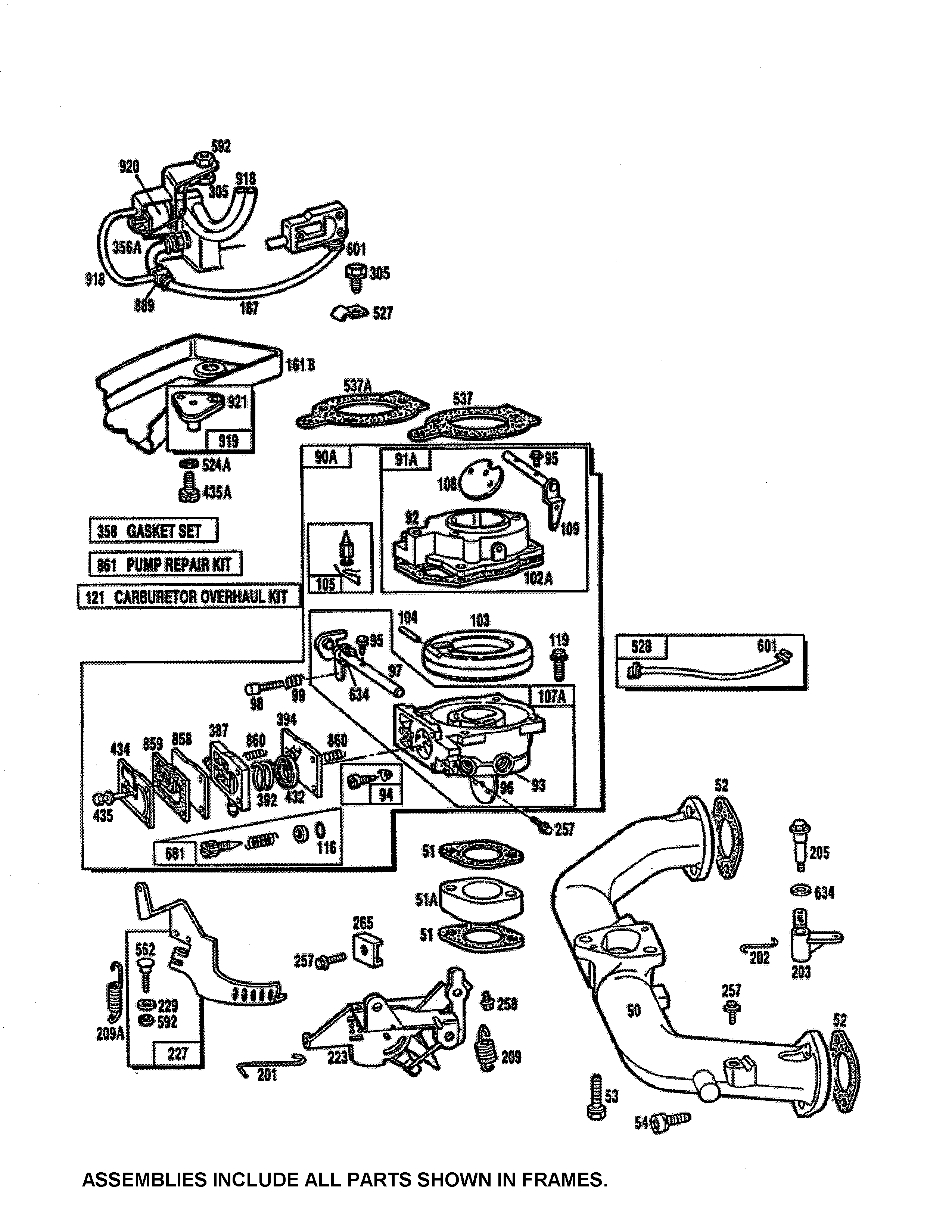 Carburetor - reference 681