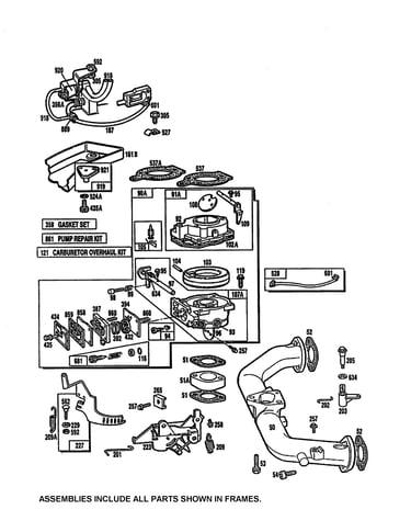 Carburetor - reference 681