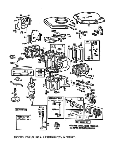 Cylinder head/sump