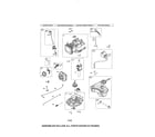 Briggs & Stratton 9P702-0009-F1 cylinder/crankshaft/fuel tank diagram