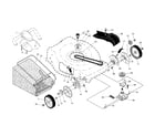 Craftsman 917370440 drive control/gear case/wheels diagram