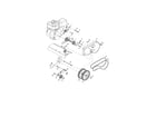 Craftsman 91725009 belt guard & pulley diagram