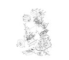 MTD 12AE764Y099 engine/pulleys diagram