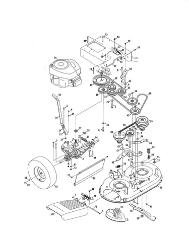 Engine/pulleys