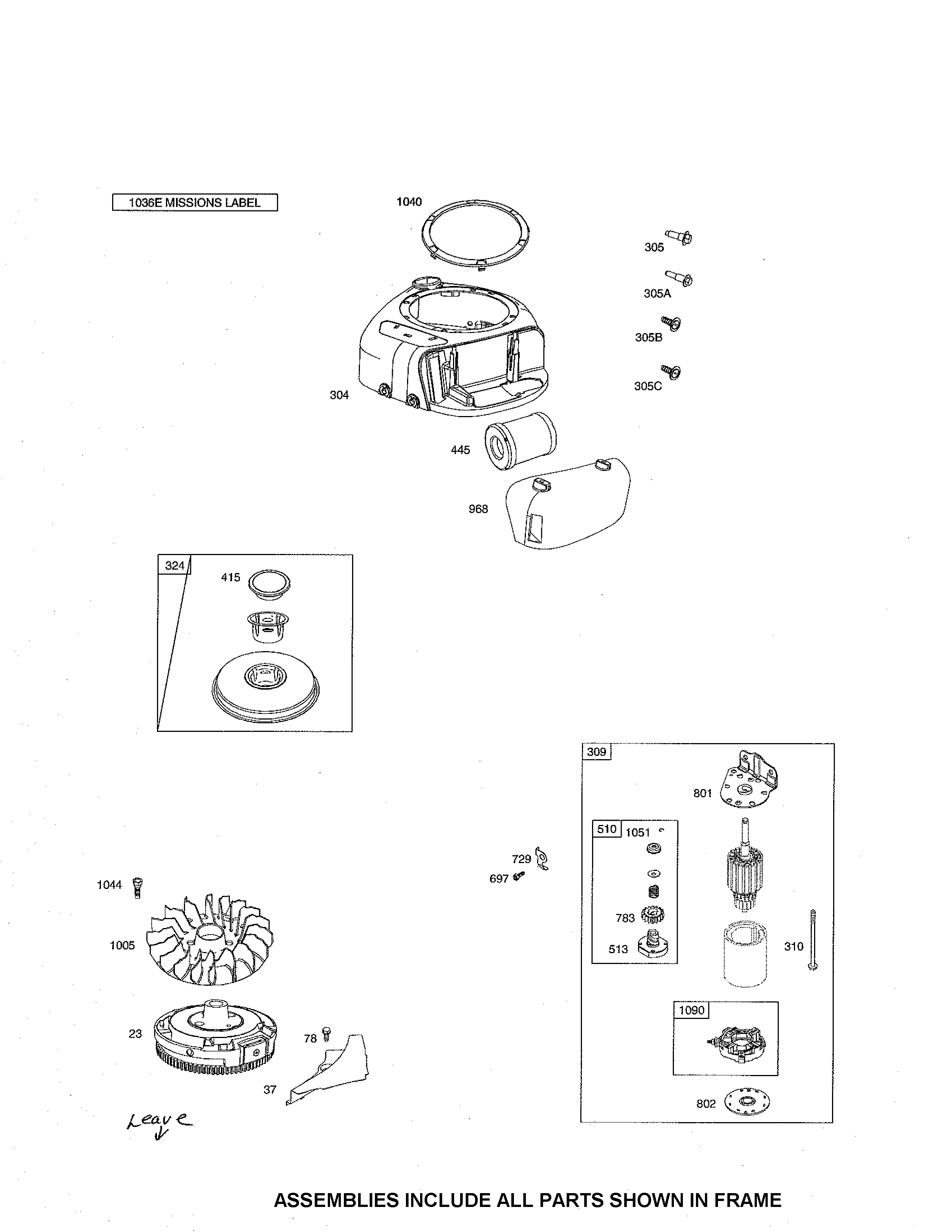 Flywheel/starter