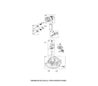 Briggs & Stratton 10T802-0547-B2 crankshaft/engine sump diagram
