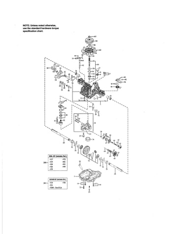 Transmission service parts - k46bl