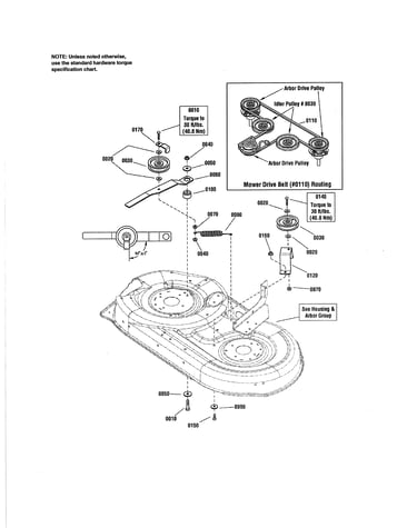 42" mower deck - clutch