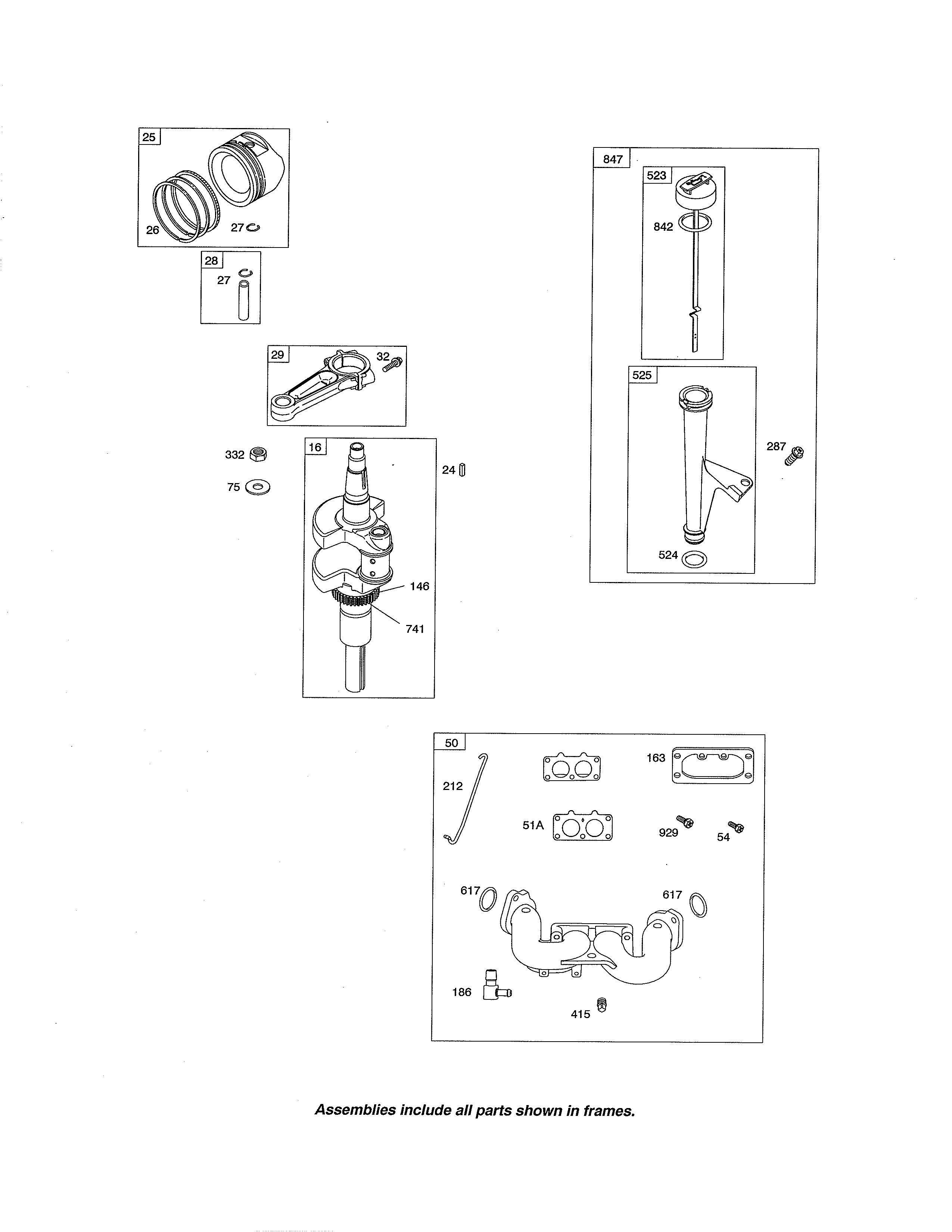 CRANKSHAFT/INTAKE MANIFOLD