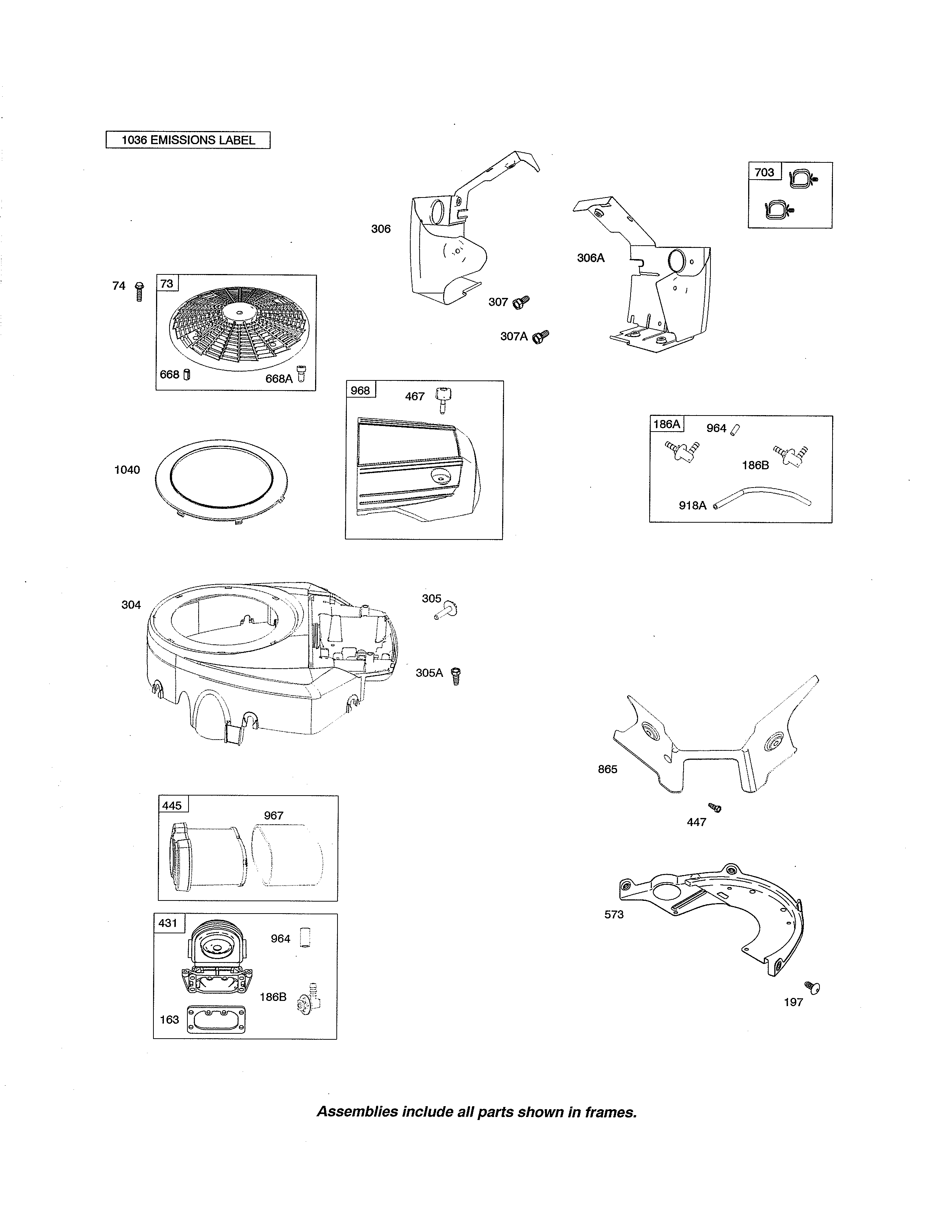 BLOWER HOUSING/AIR CLEANER COVER