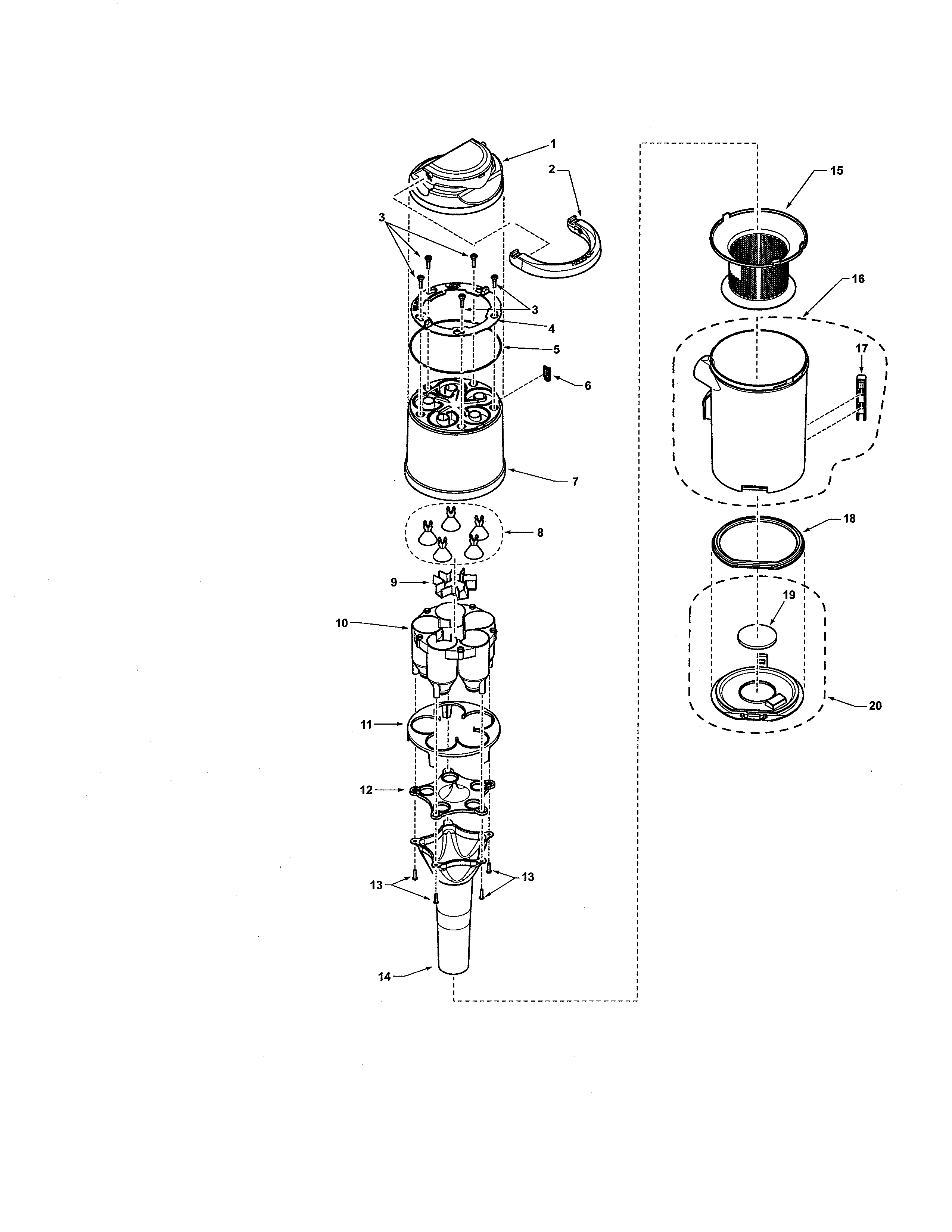 Dust cup