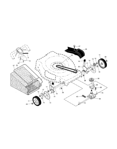 Drive control/gear case/wheels