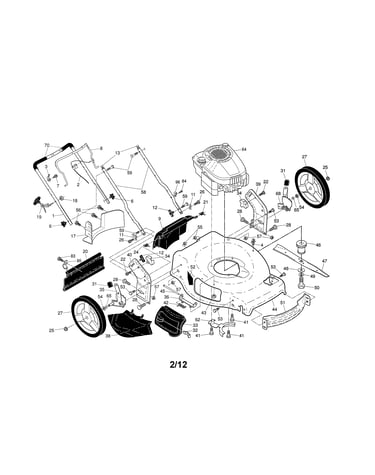 Engine/housing/handle