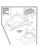 Blower housing/baffles