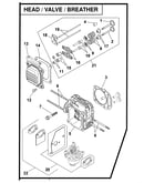 Head/valve/breather
