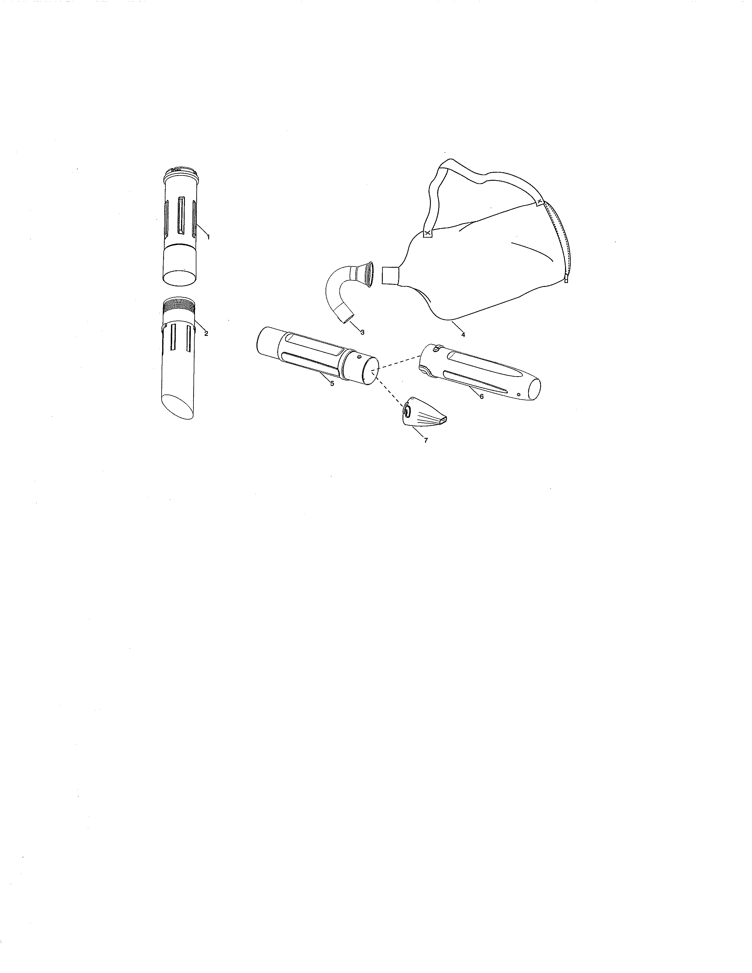 Vac tubes/vac bag