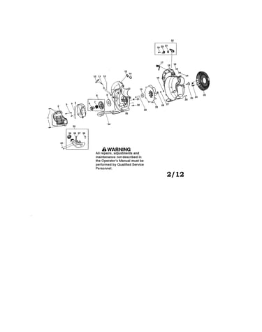 Handle/impeller/scroll