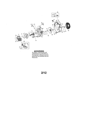 Handle/impeller/scroll