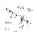 Cylinder/shield/crankshaft