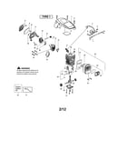 Shield/cylinder/crankshaft