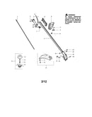 Driveshaft/handle/shield