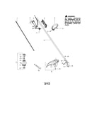 Driveshaft/handle/shield