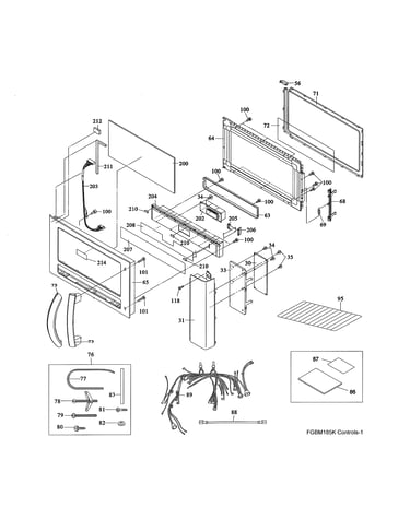 Control panel/door/miscellaneous