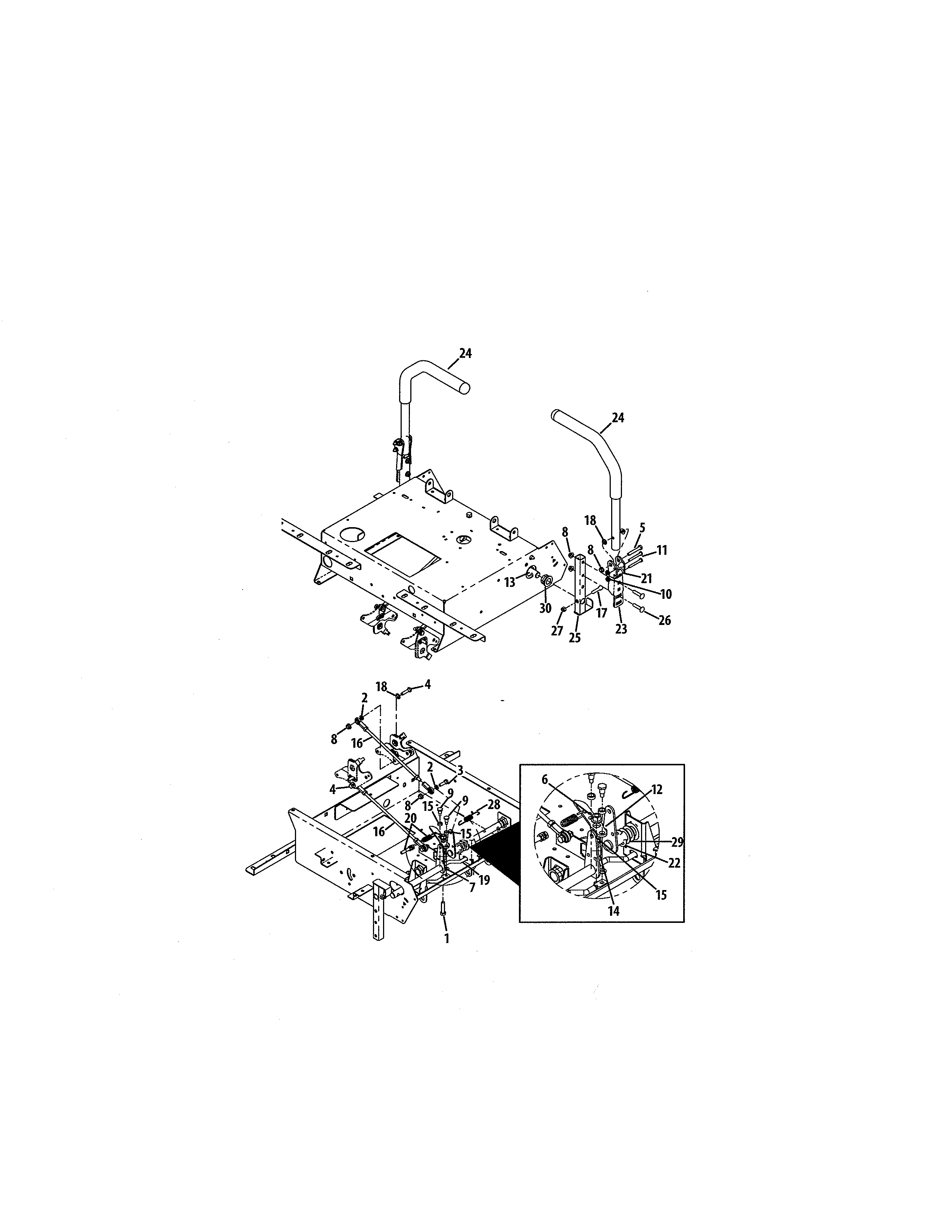 Lapbar/handles