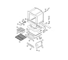 Magic Chef CGR3740BDT oven/base diagram