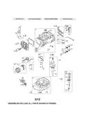Cylinder/crankshaft/sump