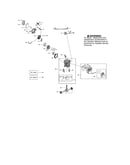 Cylinder/muffler/crankshaft