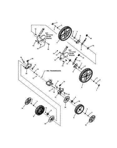 Wheel/4 point hoc/high-wheel