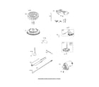 Briggs & Stratton 40H777-5136-G5 motor-starter/flywheel diagram
