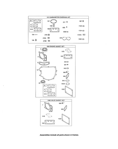 Gasket sets