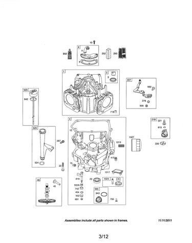 Cylinder/sump