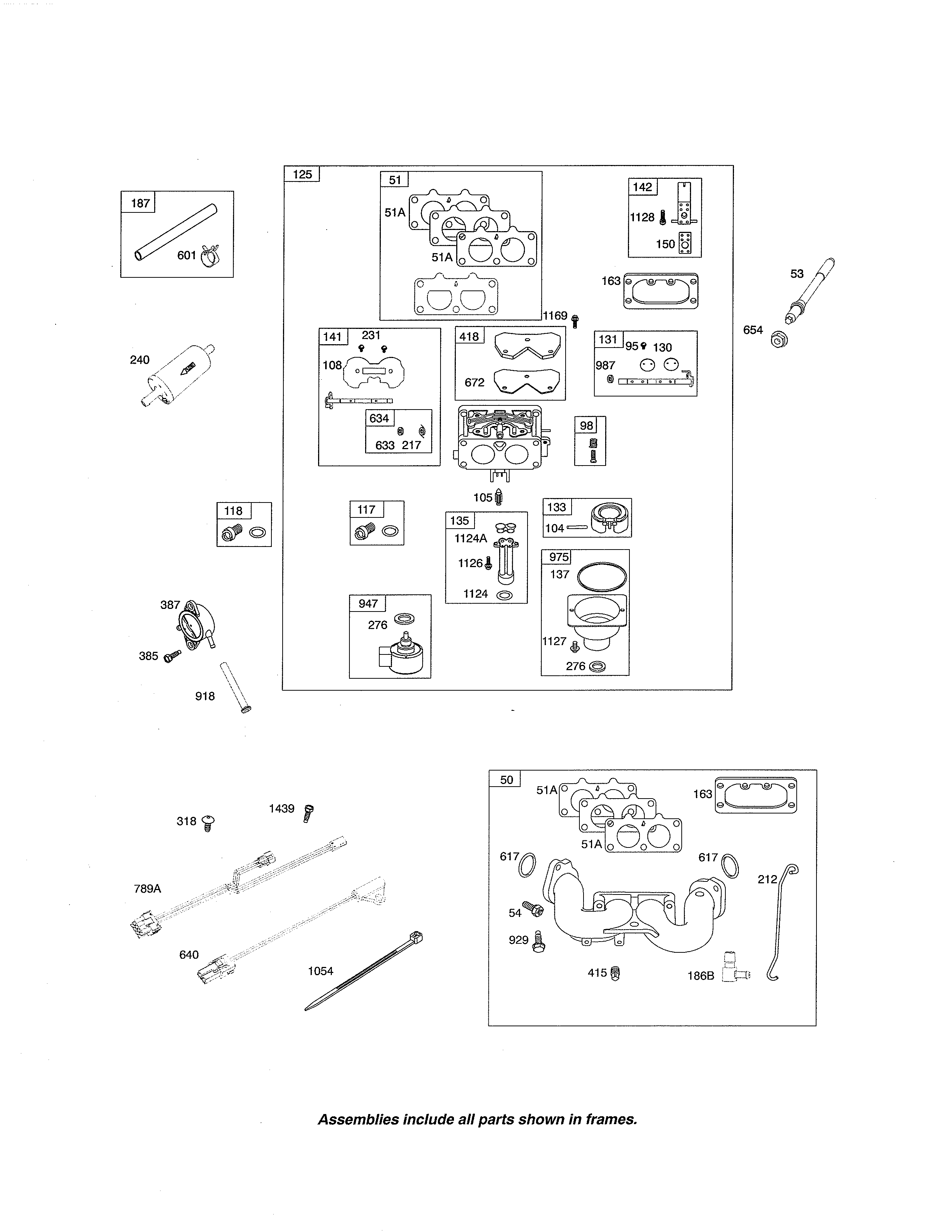 Carburetor/manifold-intake
