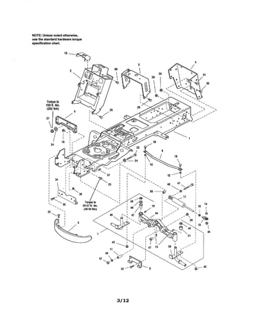 Frame - power steering