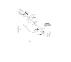 McCulloch B28PS shaft/handle/shield diagram