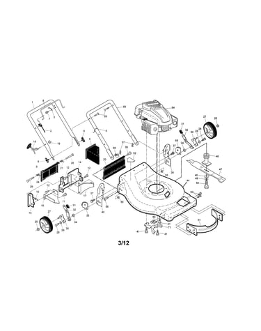 Engine/housing/handle