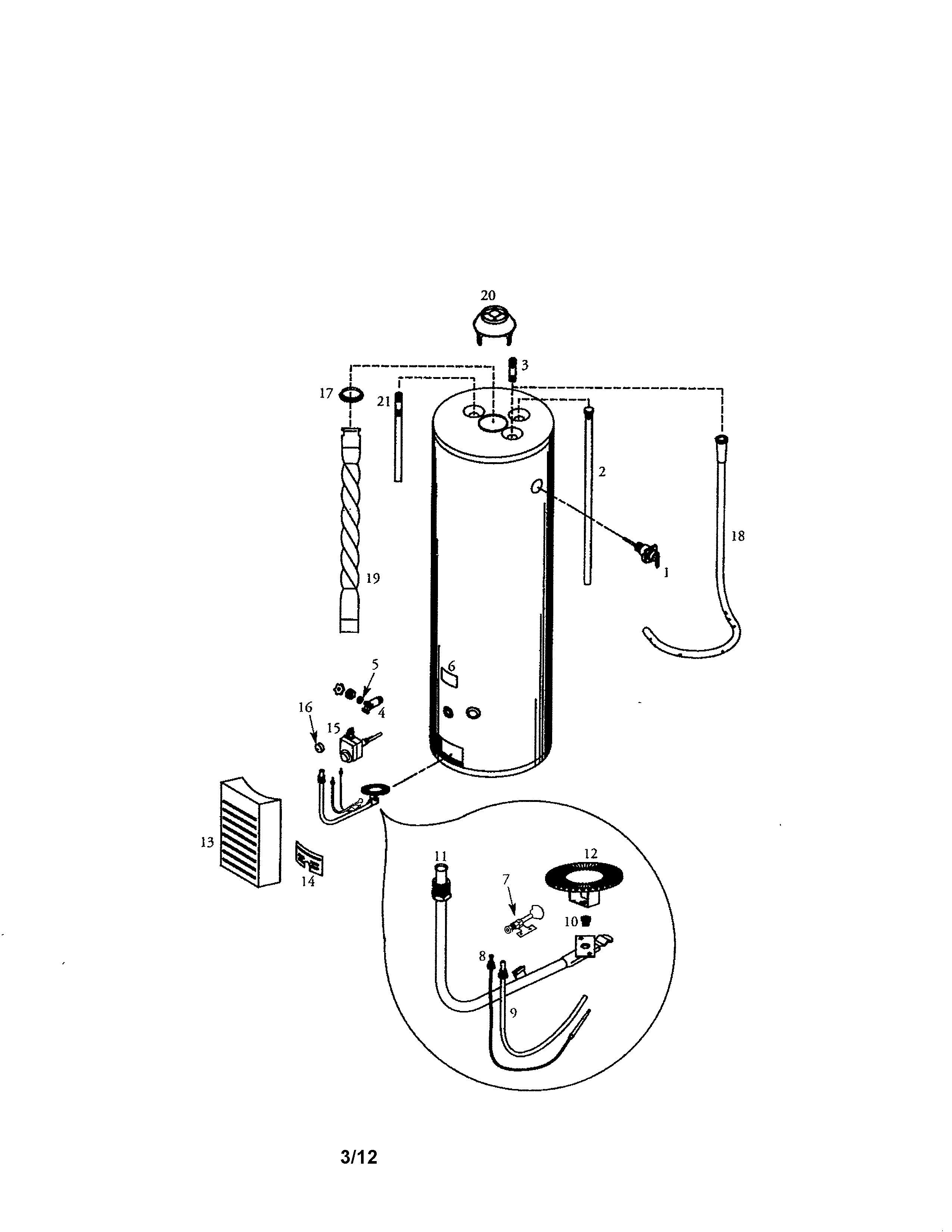 Power miser water heater