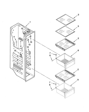 Freezer liner