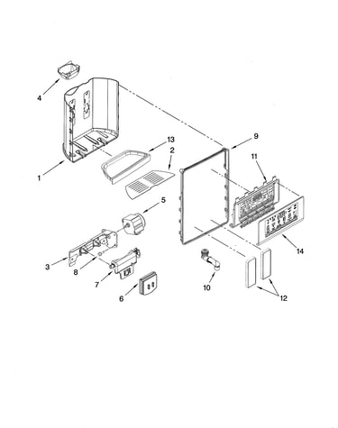 Dispenser front