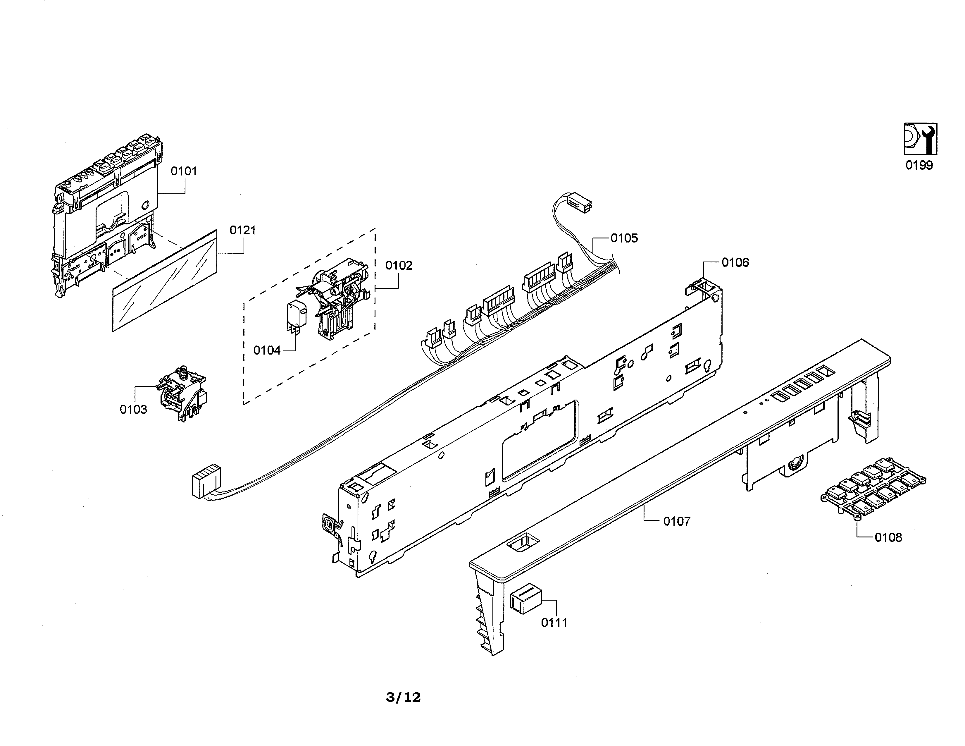 FACIA PANEL/CONTROL UNIT