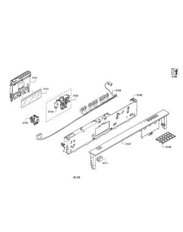 Facia panel/control unit