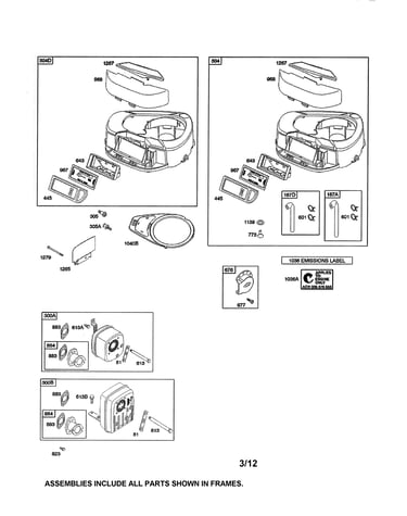 Blower housing/air cleaner