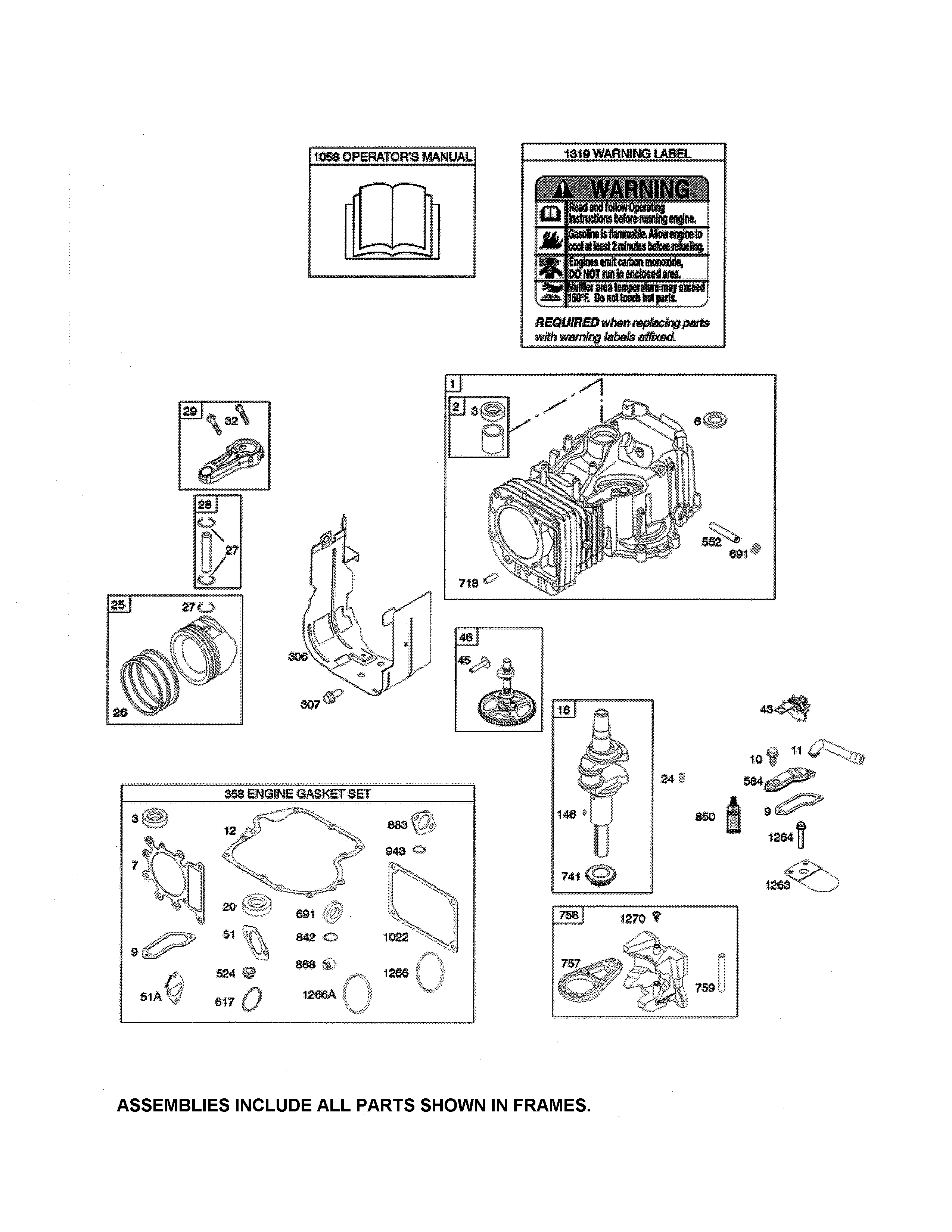 CYLINDER/CRANKSHAFT