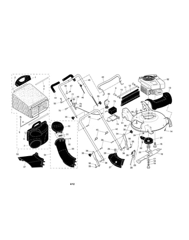 Engine/housing/handle